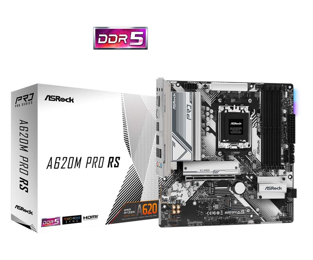 ASRock A620M, quatre cartes mères dont 2 Pro RS 4 ASRock A620M Pro RS