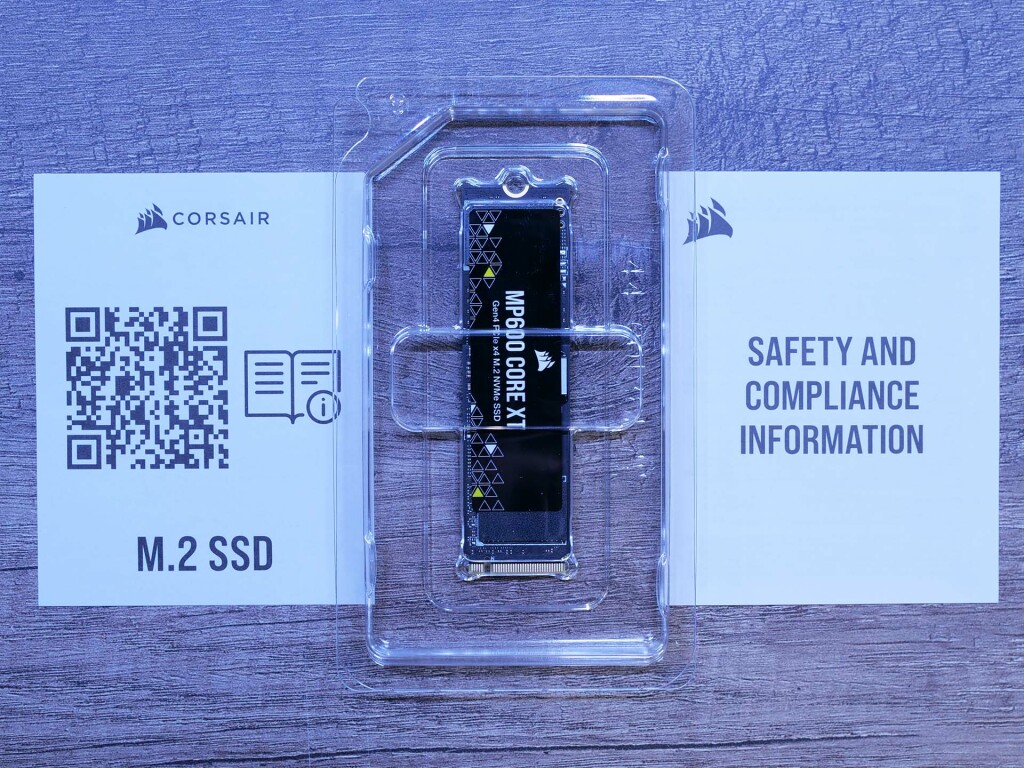 corsair mp 600 core xt 2 to contenu emballage