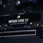 corsair mp 600 core xt 2 to emballage montage slot m2
