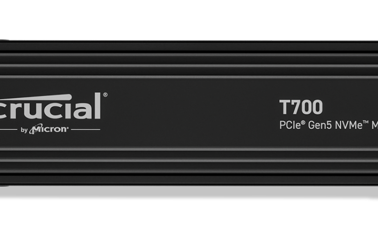 Crucial T700, le SSD le plus rapide du marché 1 ssd crucial t700 pcie gen5
