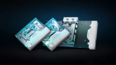 waterblocks EK Quantum Velocity² et Vector² blancs