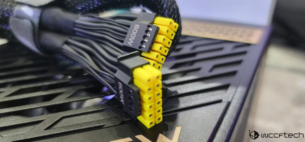 MSI marque de jaune les câbles d'alimentation pour éviter les problèmes de  fonte