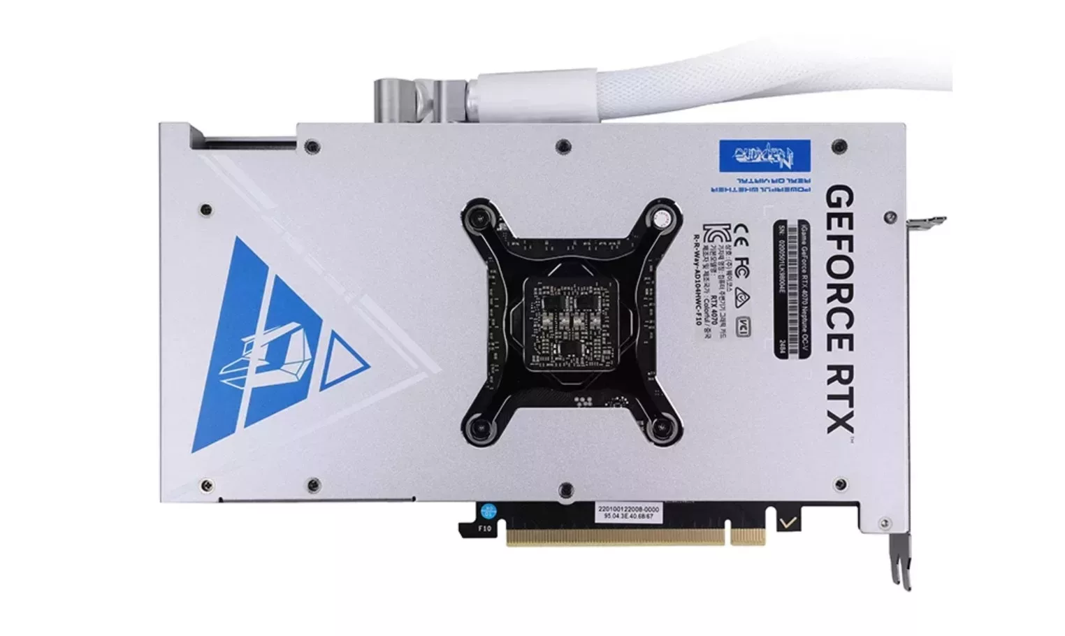 Voici la seule RTX 4070 refroidie par liquide, la iGame RTX 4070 Neptune OC 4 Colorful iGame RTX 4070 Neptune OC backplate