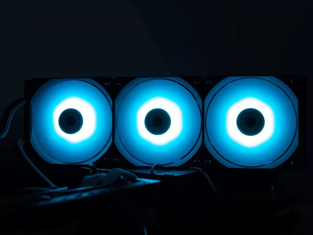 Cooler Master 360L Core ARGB RGB cyan