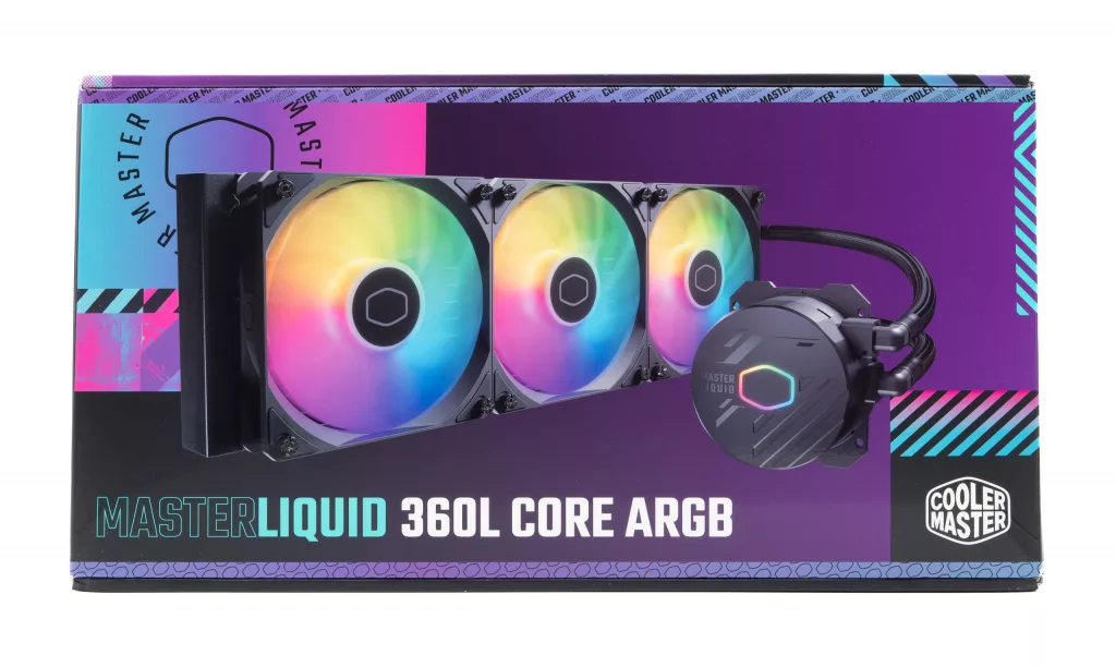 Cooler Master 360L Core ARGB boite face
