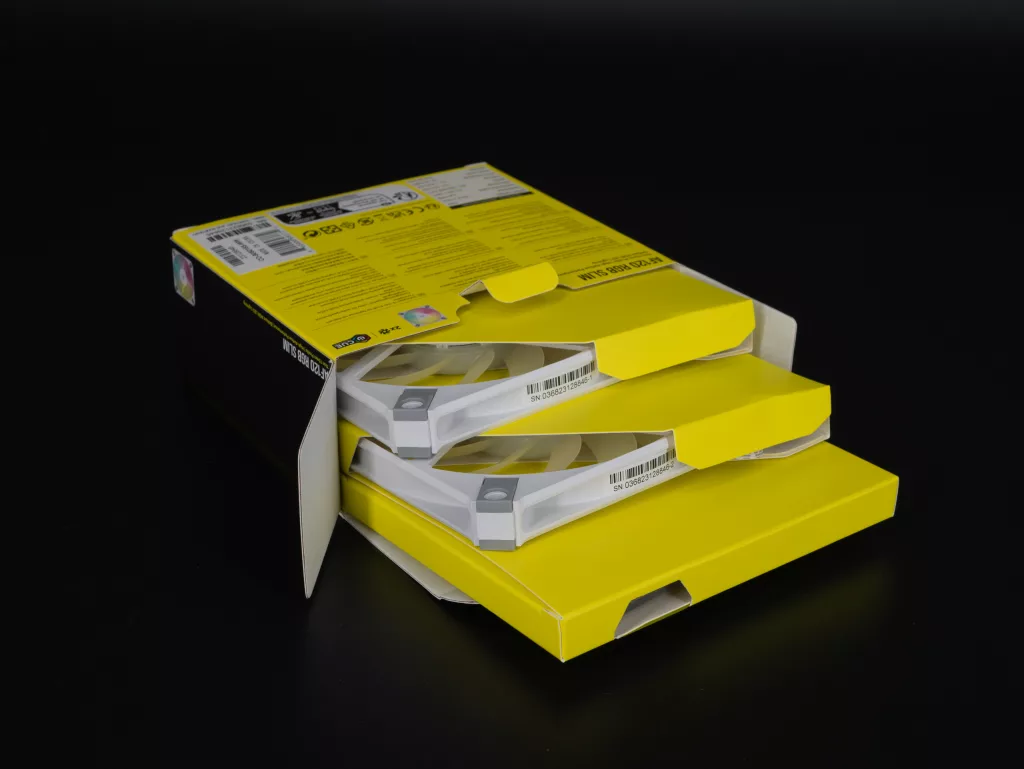 Corsair AF120 RGB Slim boite deballage