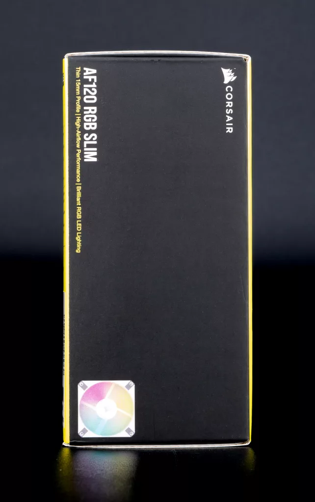 Corsair AF120 RGB Slim boite droite