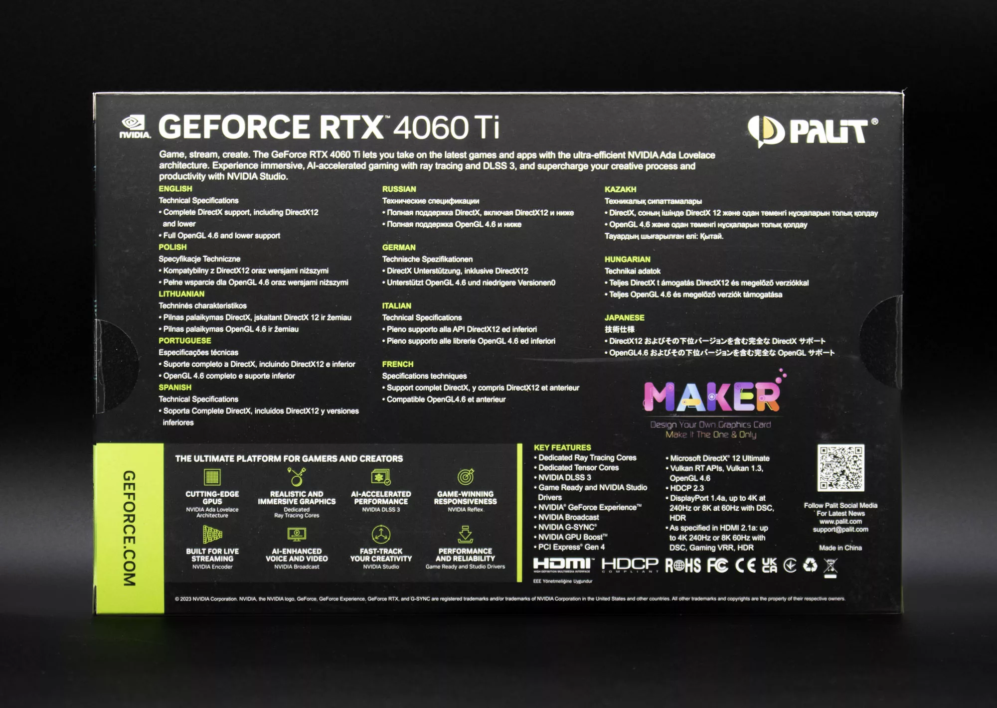 PALIT RTX 4060 Ti Dual