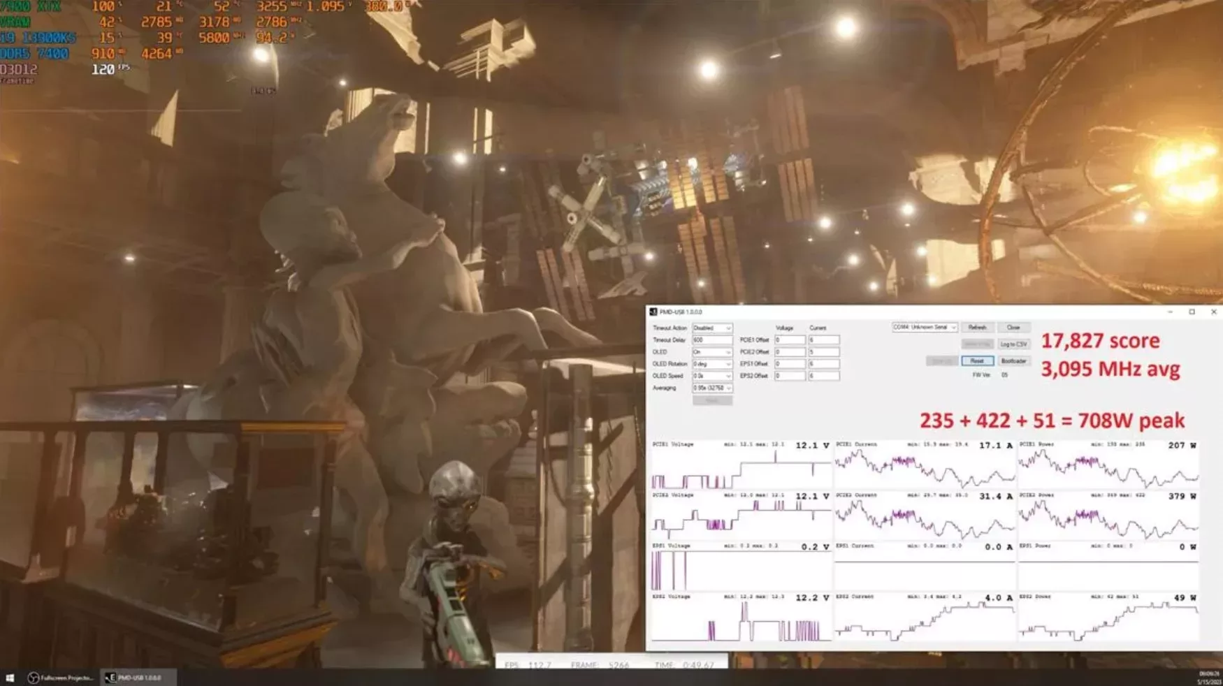 Une RX 7900 XTX OC vient chatouiller la RTX 4090 3 RX 7900 XTX 3,46 GHz