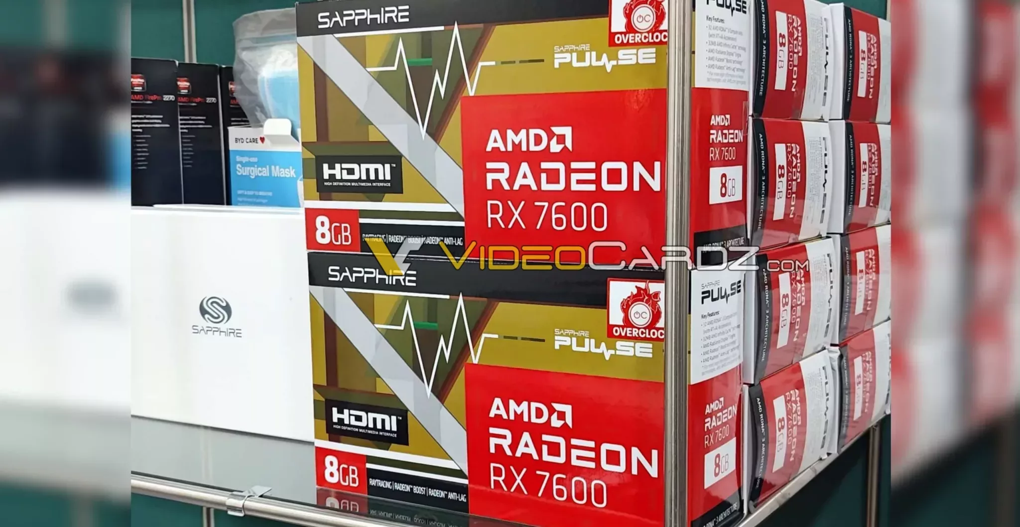 Clic clac : voici une photo des Radeon RX 7600 Pulse 2 Radeon RX 7600 Pulse