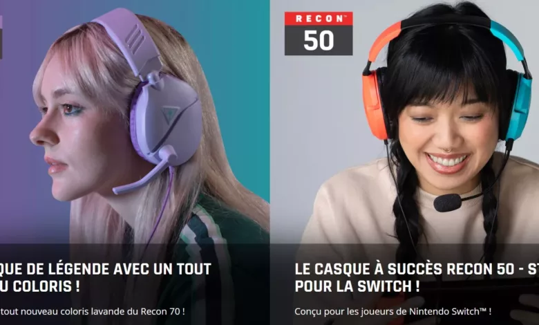 Deux nouvelles couleurs pour les casques Recon 50 et Recon 70 de Turtle Beach 1 Recon 50 et 70 deux nouvelles couleurs 1