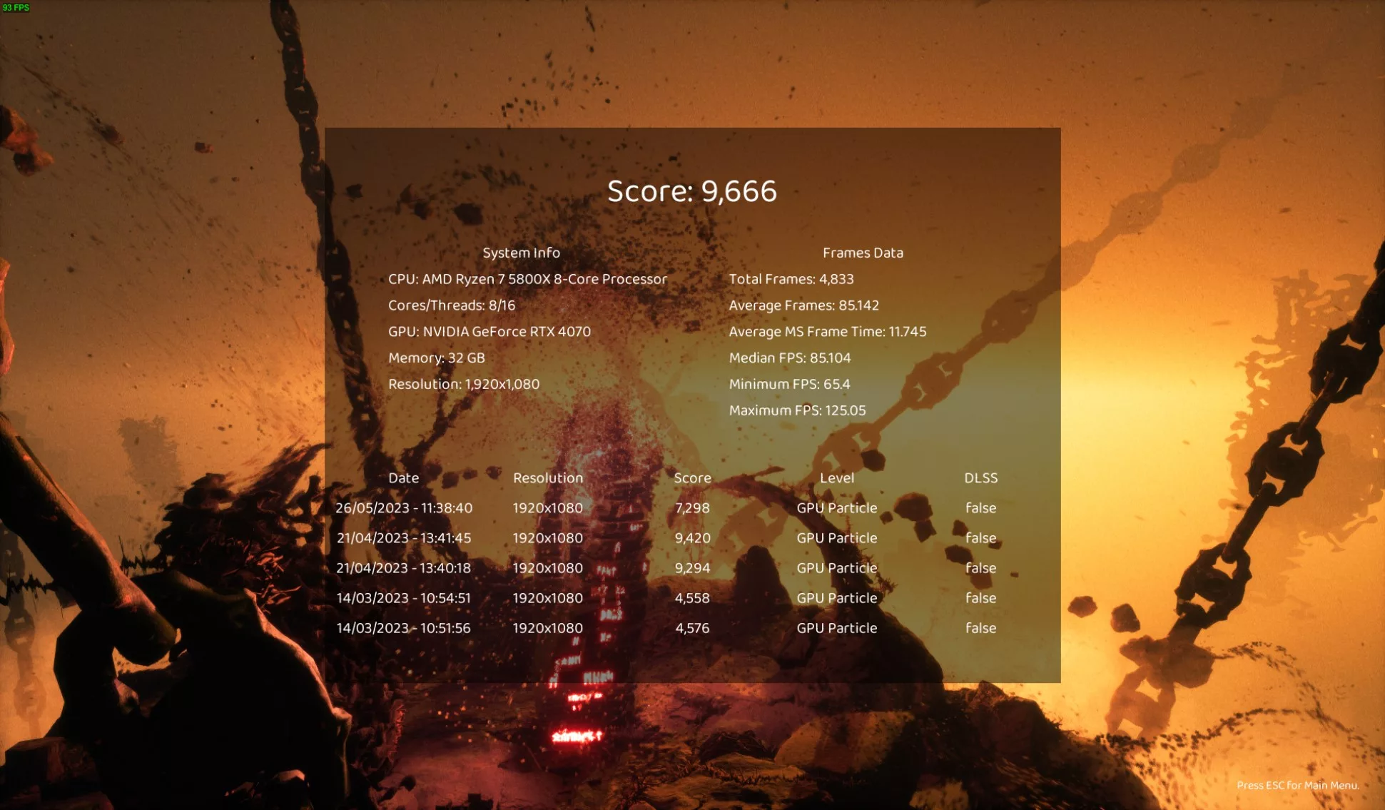 ZOTAC Gaming RTX 4070 AMP AIRO EZBench