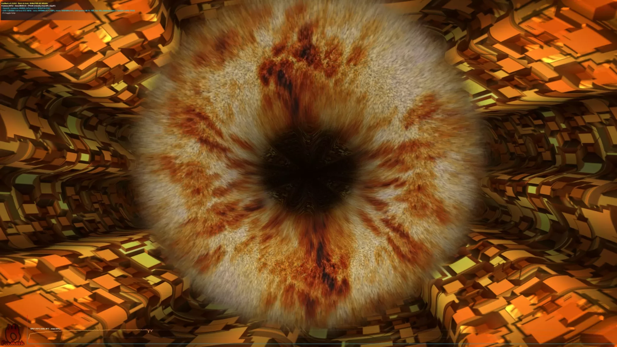 ZOTAC Gaming RTX 4070 AMP AIRO Furmark