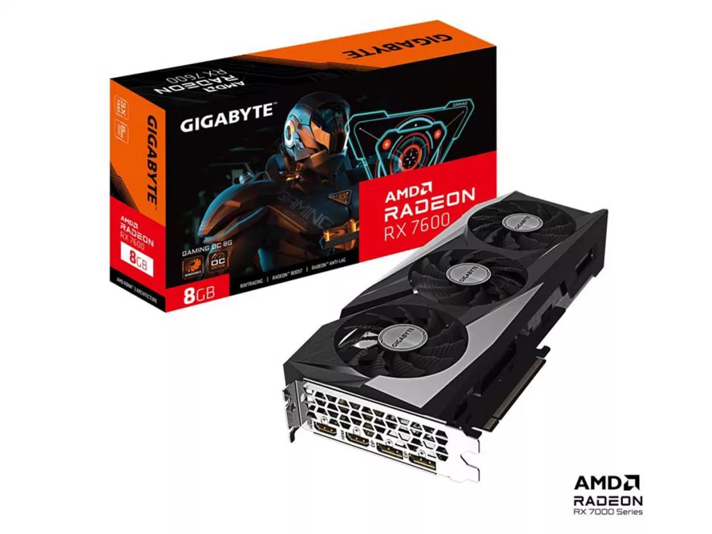 Lancement de la Gigabyte Radeon RX 7600 GAMING OC 8G 2 carte graphique gigabyte radeon rx 7600 8g gaming oc