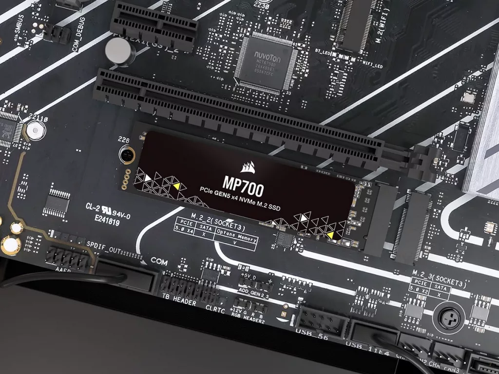 Test du Corsair MP700 SSD M.2 PCIe Gen 5 2 corsair mp700