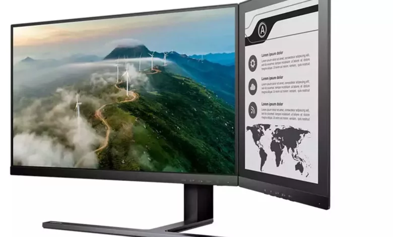Philips 24B1D5600, du 24" avec un écran E Ink intégré 1 ecran philips 24b1d5600 1
