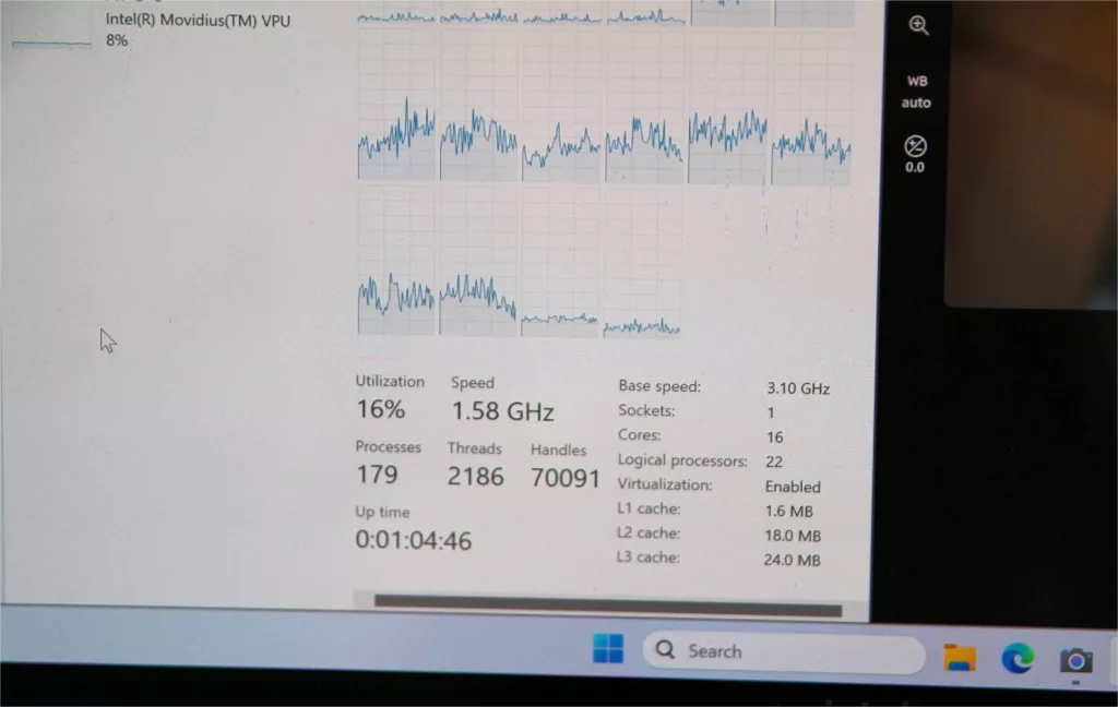 Intel Meteor Lake : 16 cœurs, 22 threads 2 Intel Meteor Lake