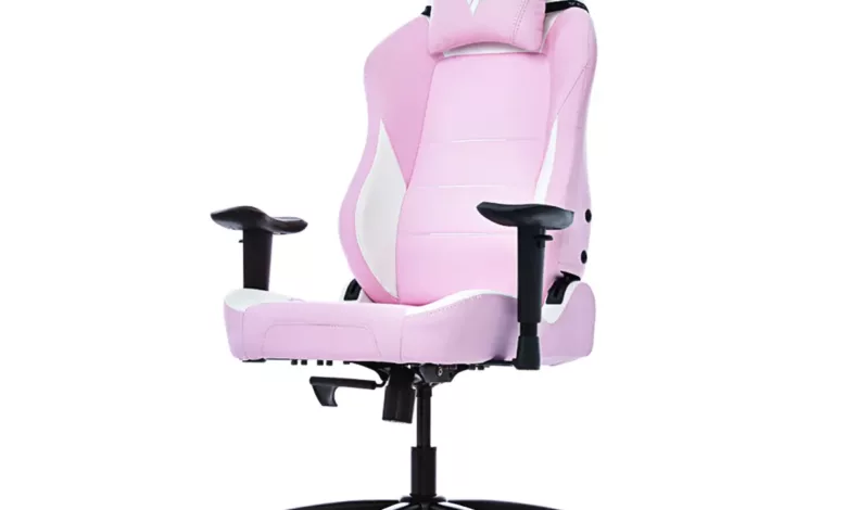 White/Pink pour la chaise gamer Vertagear PL1000 1 siege gaming vertagear pl1000 white pink