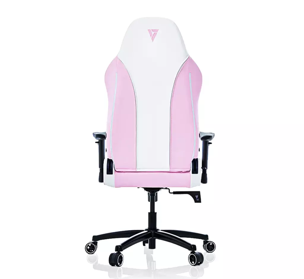 White/Pink pour la chaise gamer Vertagear PL1000 4 siege gaming vertagear pl1000 white pink back