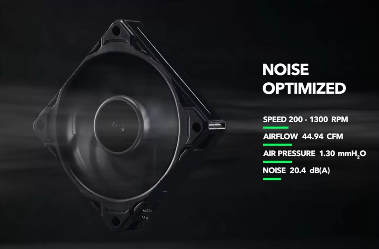 uni fan p28 mode silencieux