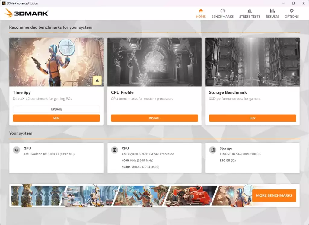 3DMark, 8,49 € sur Epic Games Store jusqu'au 25/06 3 3dmark advanced edition