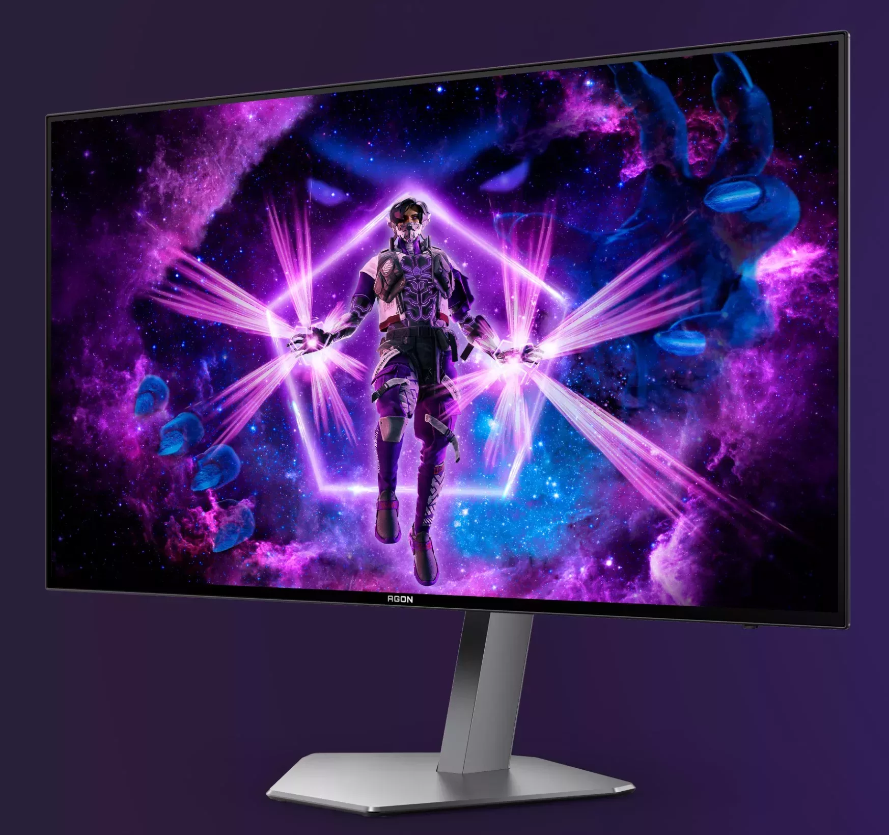AOC AGON AG276QZD : panneau OLED 2K de 26,5" à 240 Hz 2 AOC AGON AG276QZD trois quarts