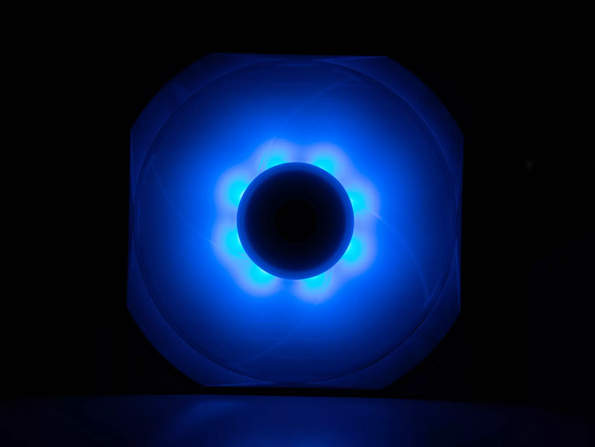 Bitspower Griffin 120 DRGB eclairage bleu