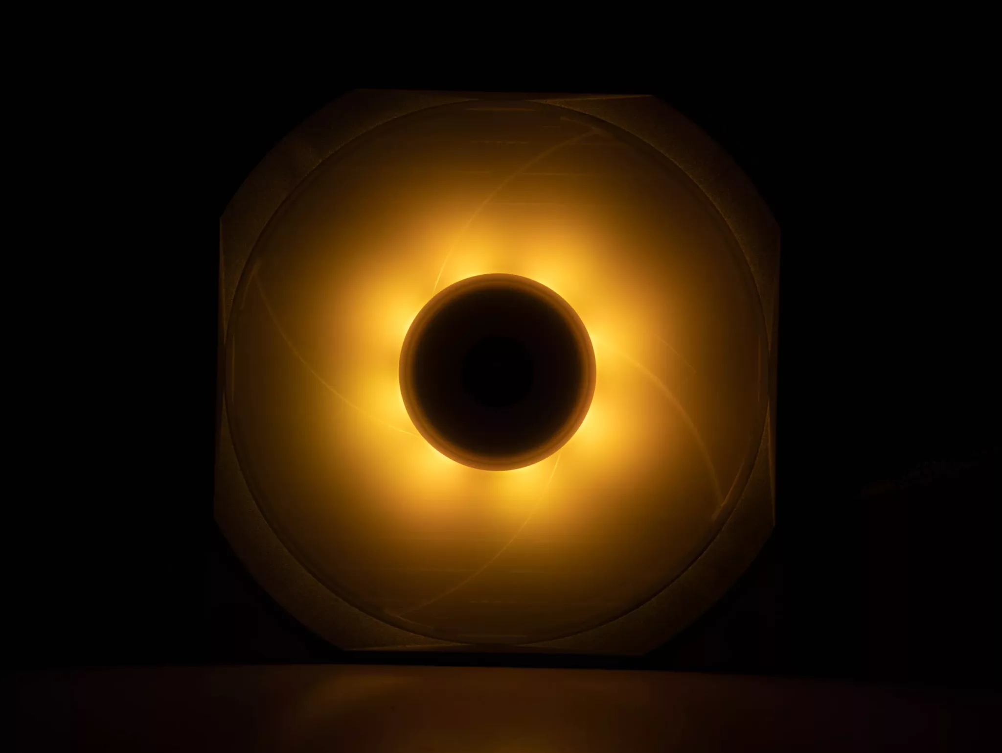 Bitspower Griffin 120 DRGB éclairage orange