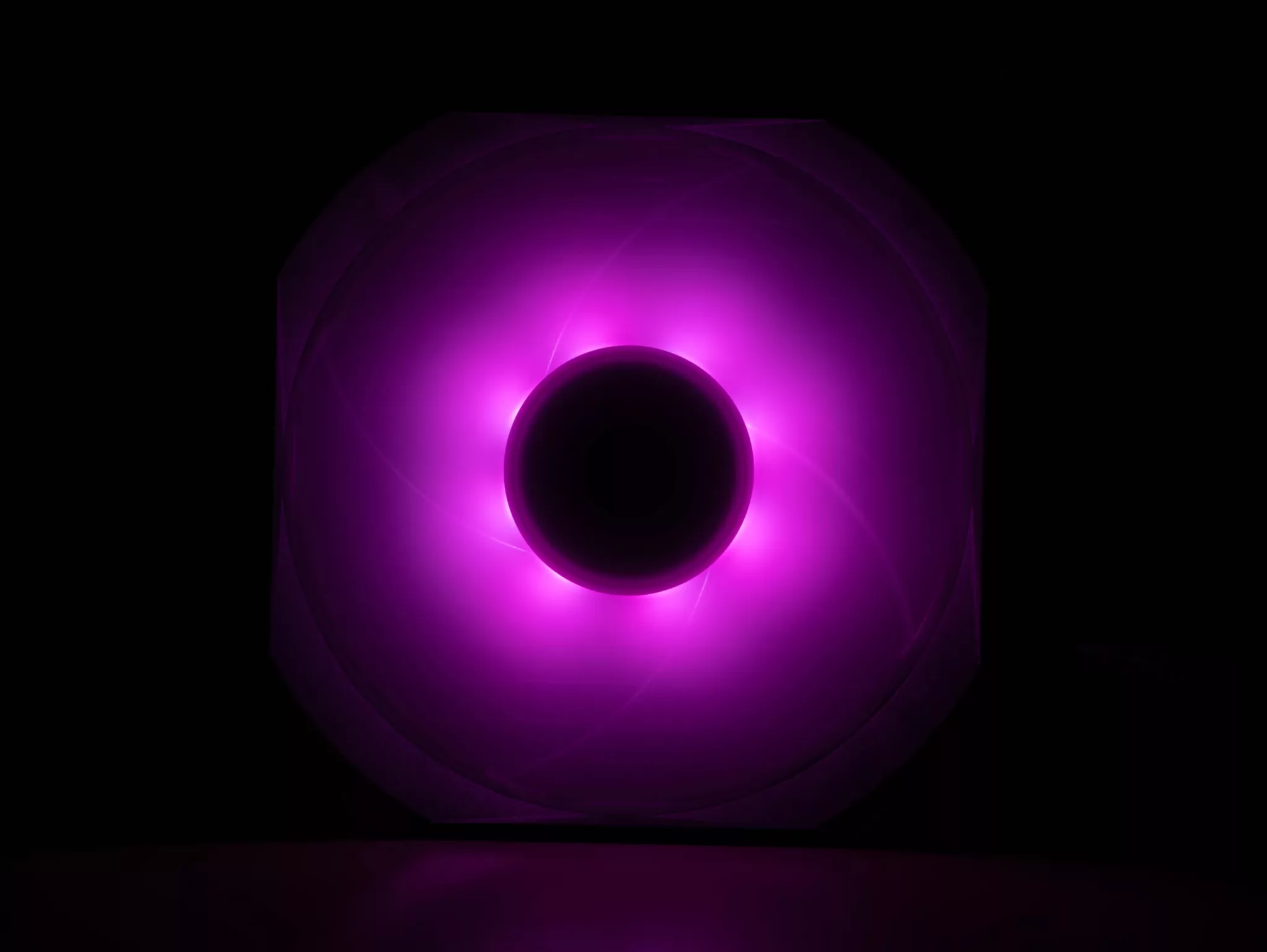 Bitspower Griffin 120 DRGB eclairage rose