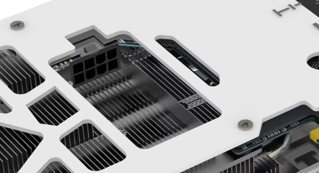 Inno3D présente des cartes graphiques avec des câbles d'alimentation cachés 3 INNO3D alimentation cachee