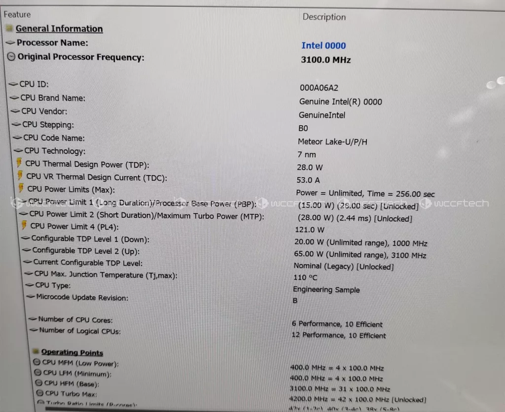 Intel Meteor lake Computex Screenshot HWINFO Laptop 1920x1568 1