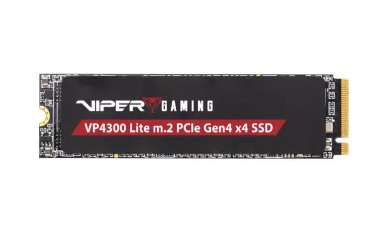 Le SSD Viper VP4300 Lite arrive chez Patriot 1 Patriot Viper VP4300 Lite