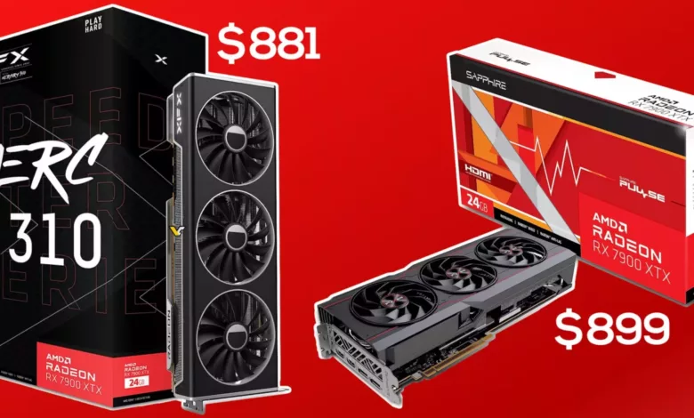 AMD RX 7900 XTX : les prix baissent 1 Prix des RX 7900 XTX