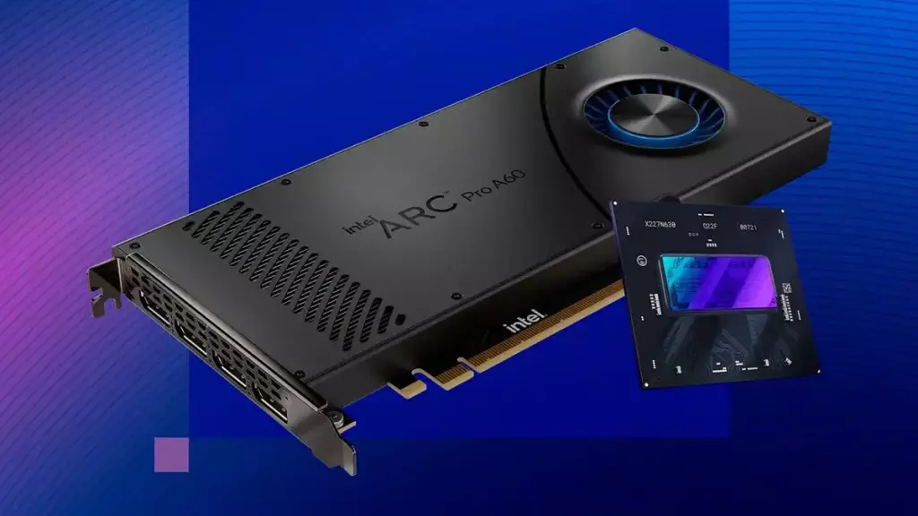 Intel annonce les GPU Intel Arc Pro A60 et Pro A60M 2 carte graphique intel arc pro a60