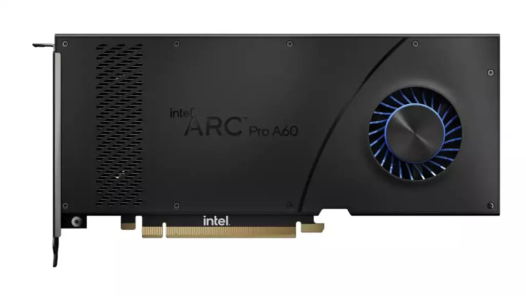 Intel annonce les GPU Intel Arc Pro A60 et Pro A60M 3 carte graphique intel arc pro a60 2