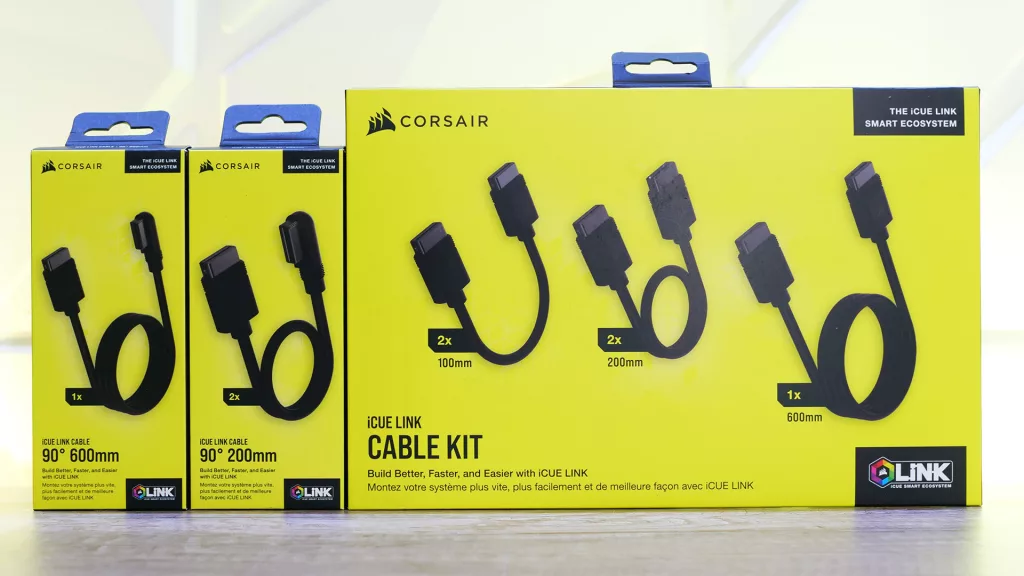 corsair icue link kit cables