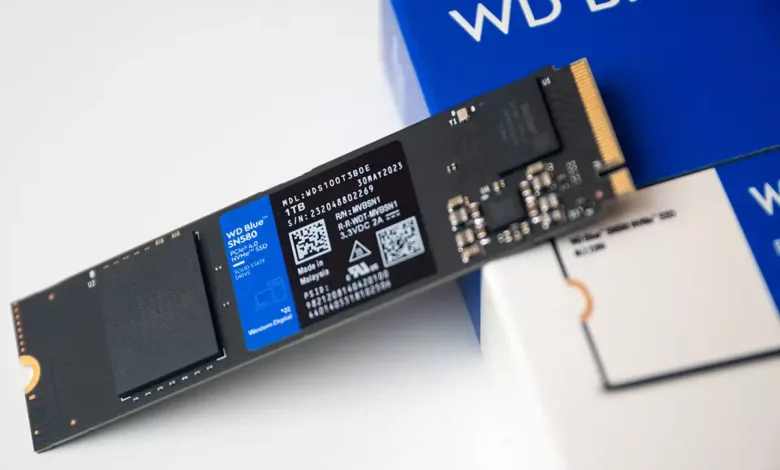 Western Digital WD Blue SN580, un SSD NVMe Gen4 1 ssd wd blue sn580 nvme