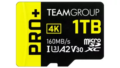 team group carte memoire pro micro sdxc uhs i u3 a2 v30