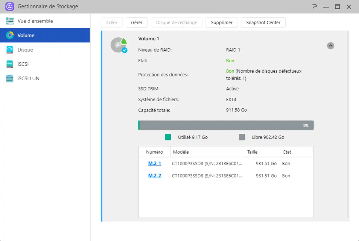 test nas asustor flashstor 12 fs6712 gestionnaire de stockage