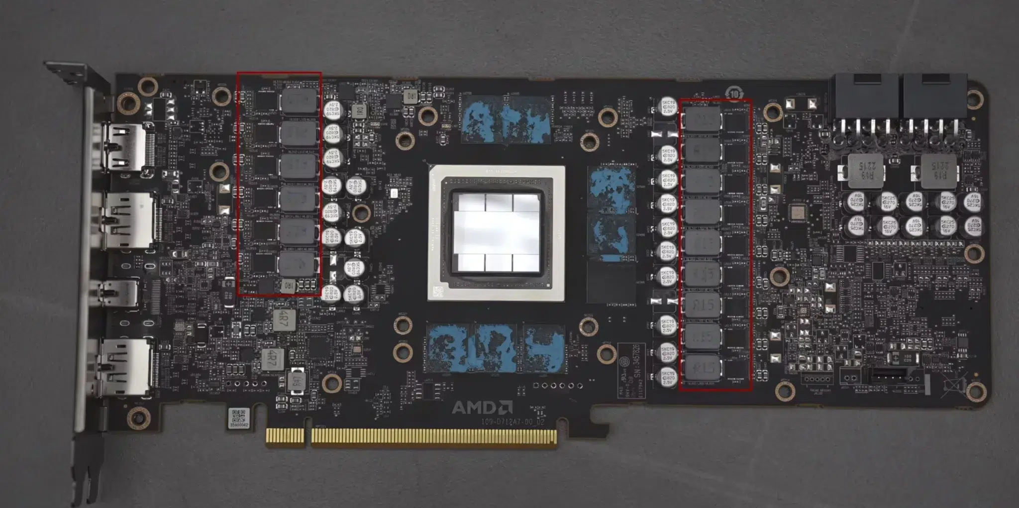 AMD Radeon RX 7900 GRE PCB