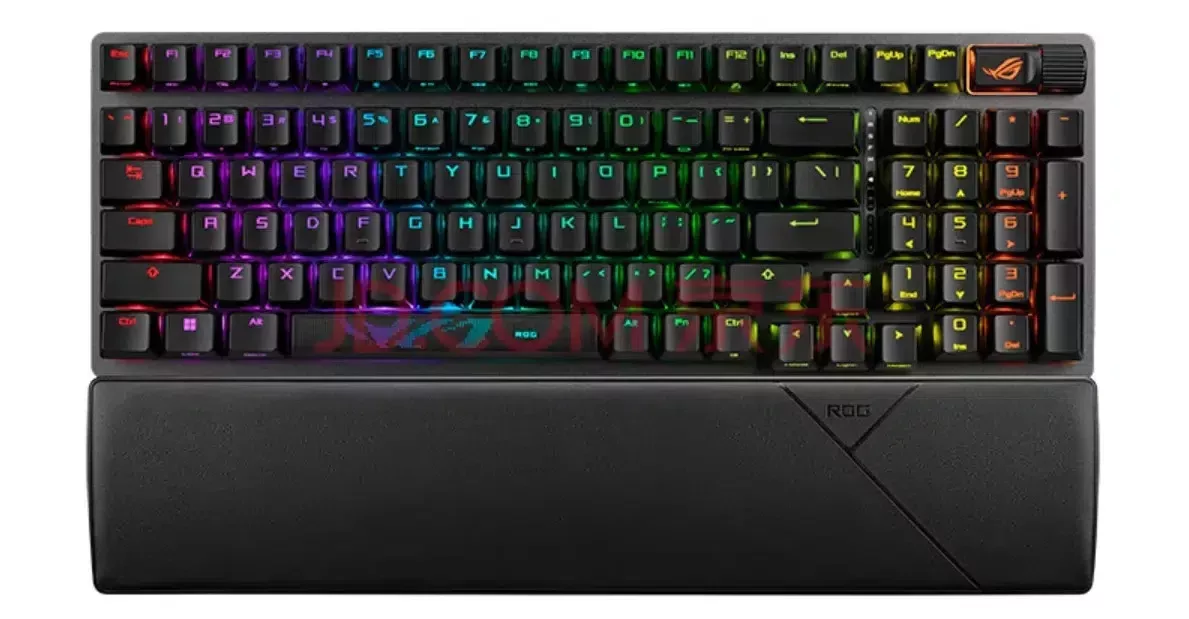 ASUS ROG Ranger 2 : nouveau clavier, nouveaux switches 2 ASUS ROG Ranger 2 dessus
