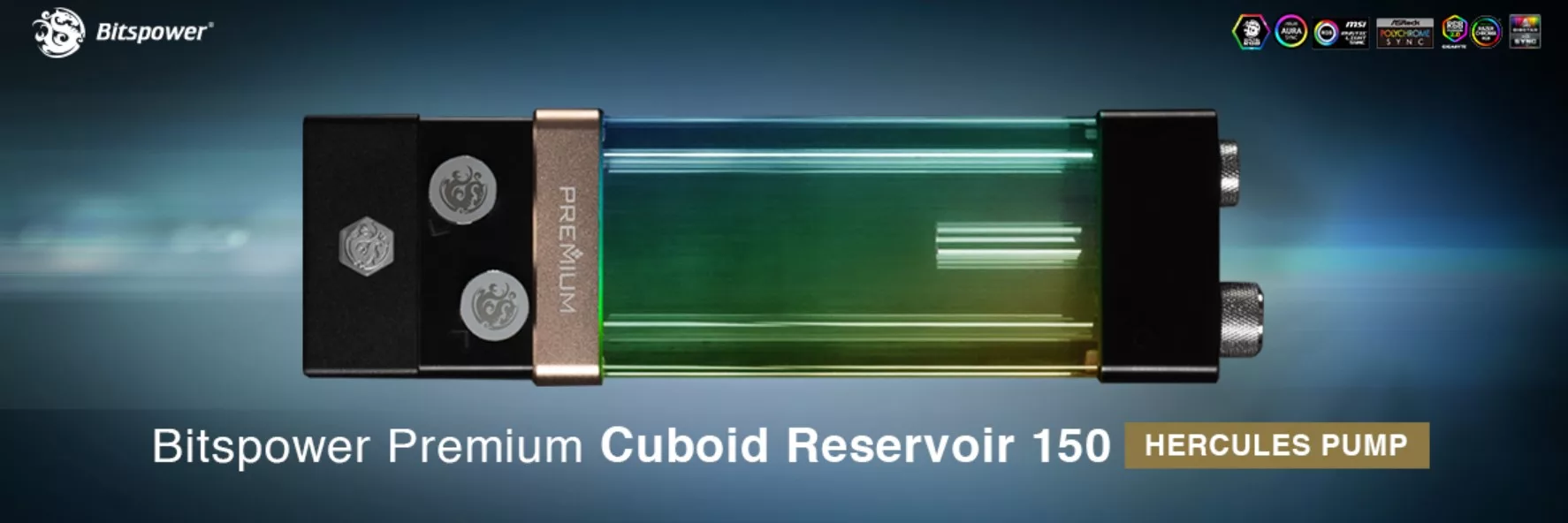 Bitspower Premium Cuboid Reservoir 150