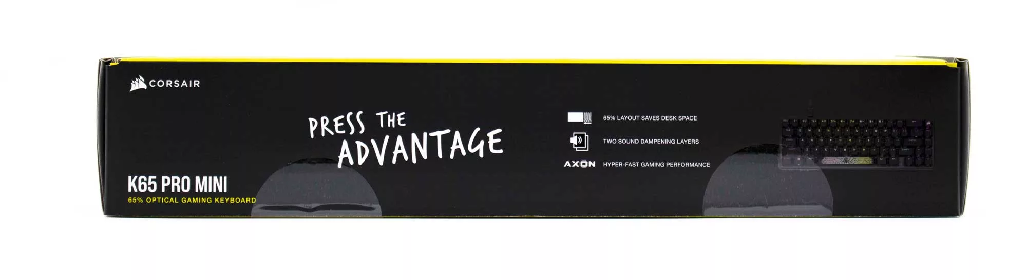 CORSAIR K65 Pro Mini emballage grand côté 1