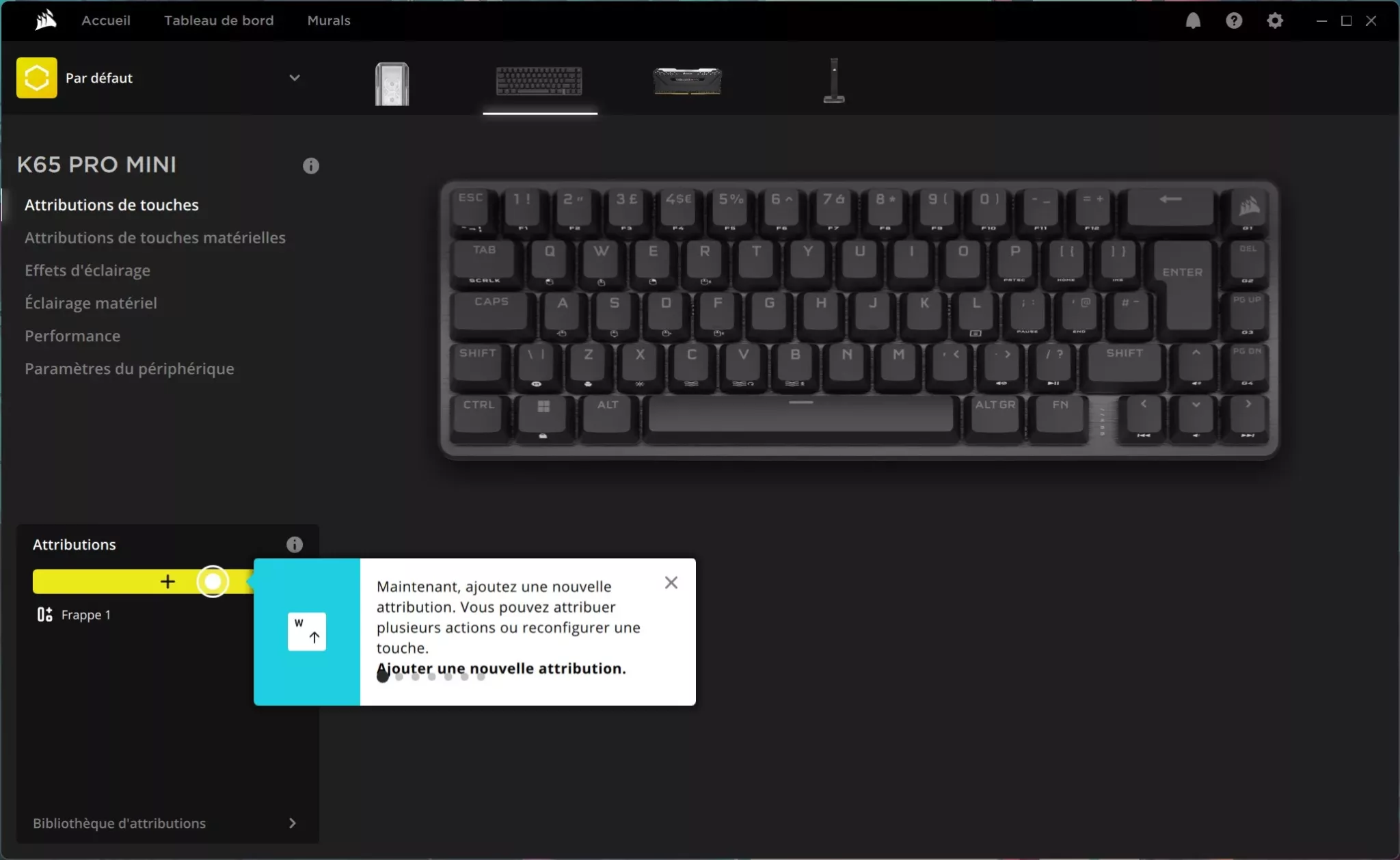 CORSAIR K65 Pro Mini iCUE 3