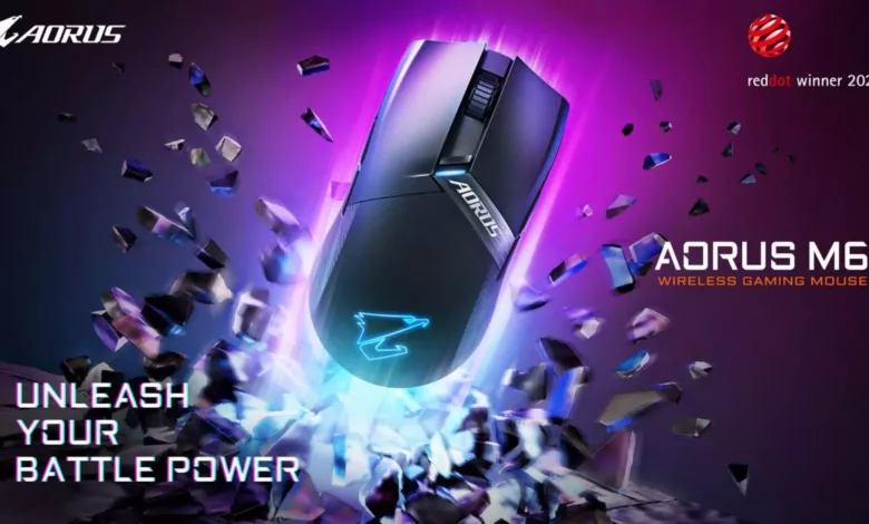 GIGABYTE AORUS M6 : une souris légère et sans fil 1 GIGABYTE AORUS M6 Couv