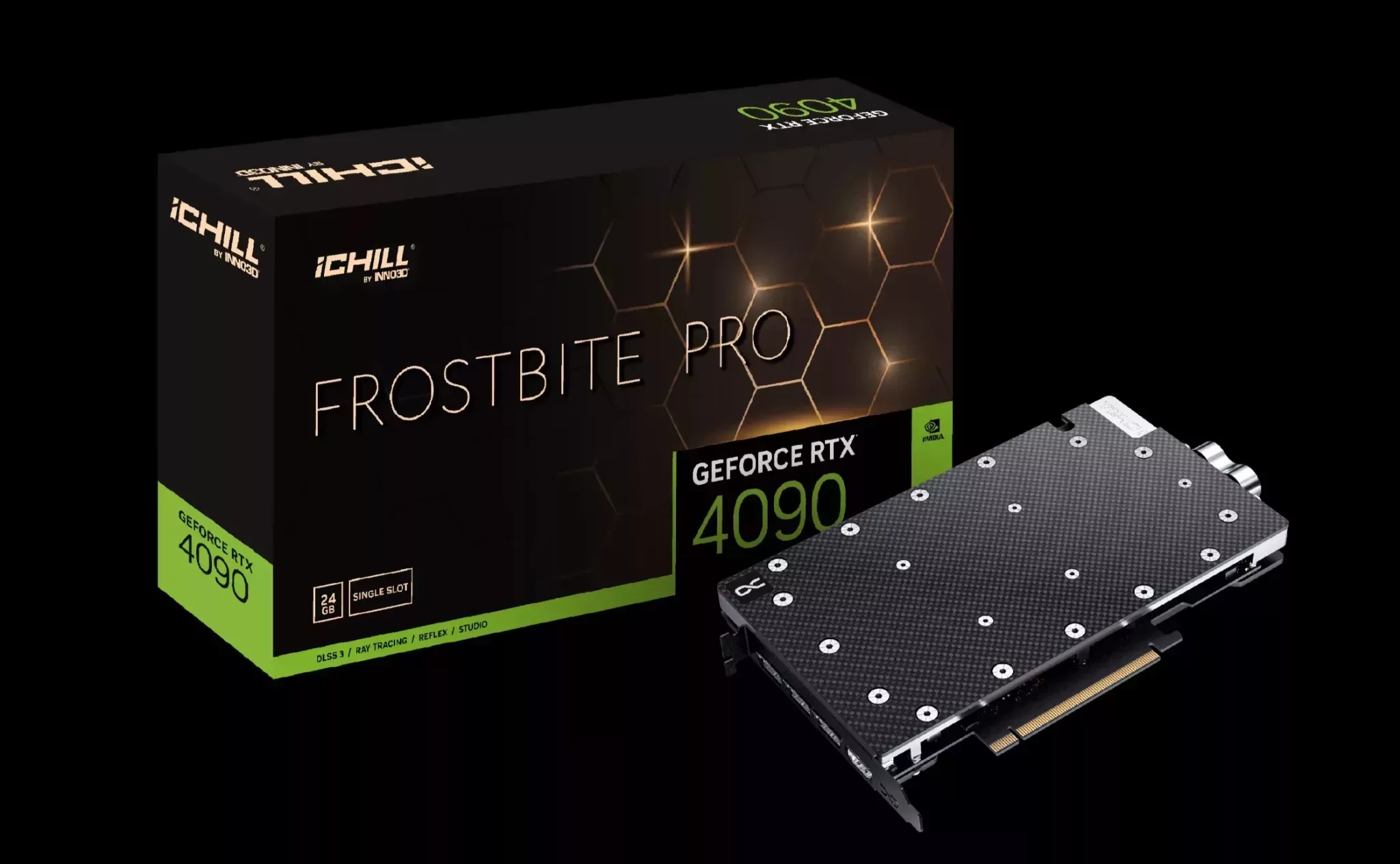 Inno3D présente deux RTX 4090 équipées de waterblocks 2 Inno3D RTX 4090 Frostbite Pro