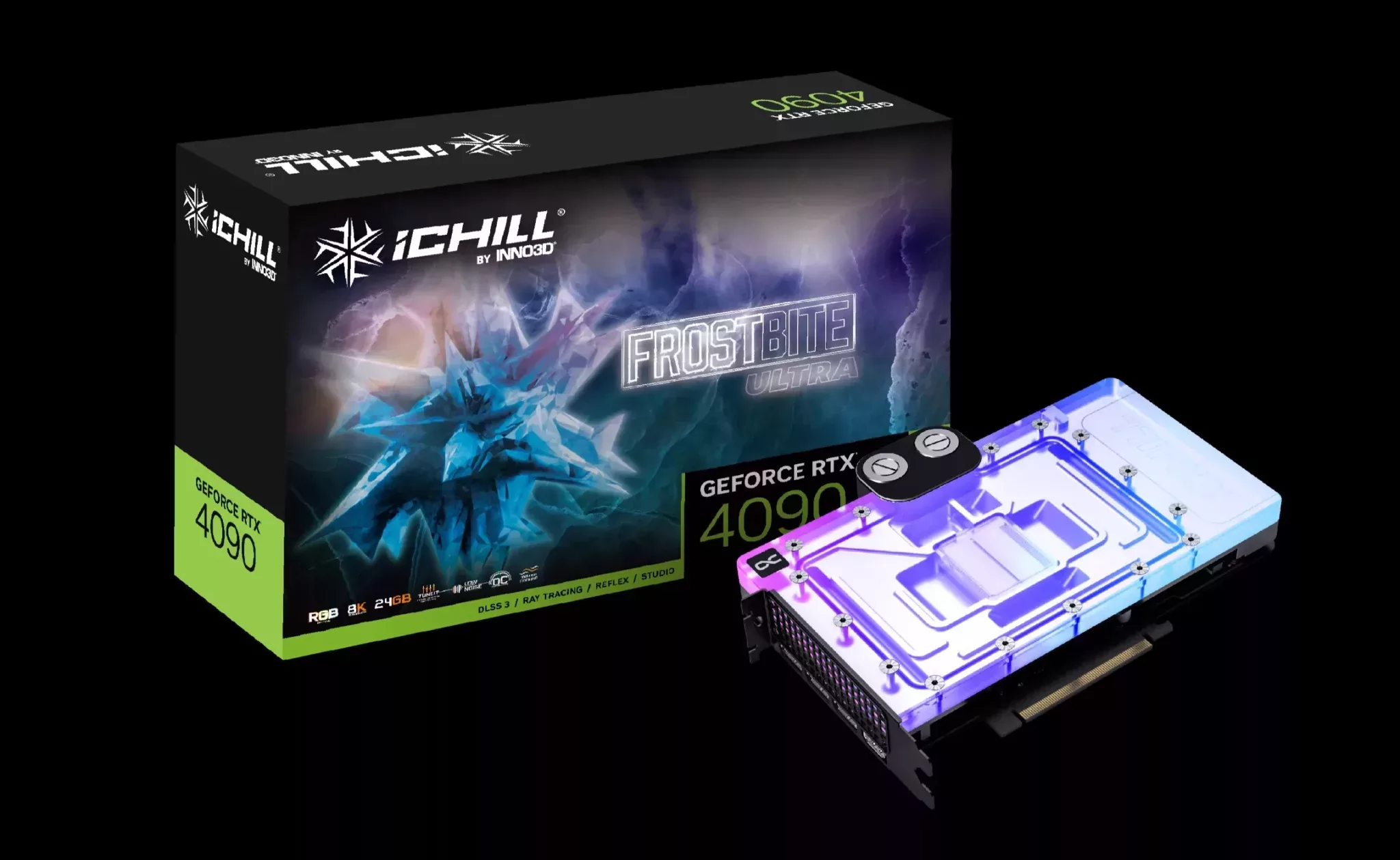 Inno3D présente deux RTX 4090 équipées de waterblocks 3 Inno3D RTX 4090 Frostbite Ultra