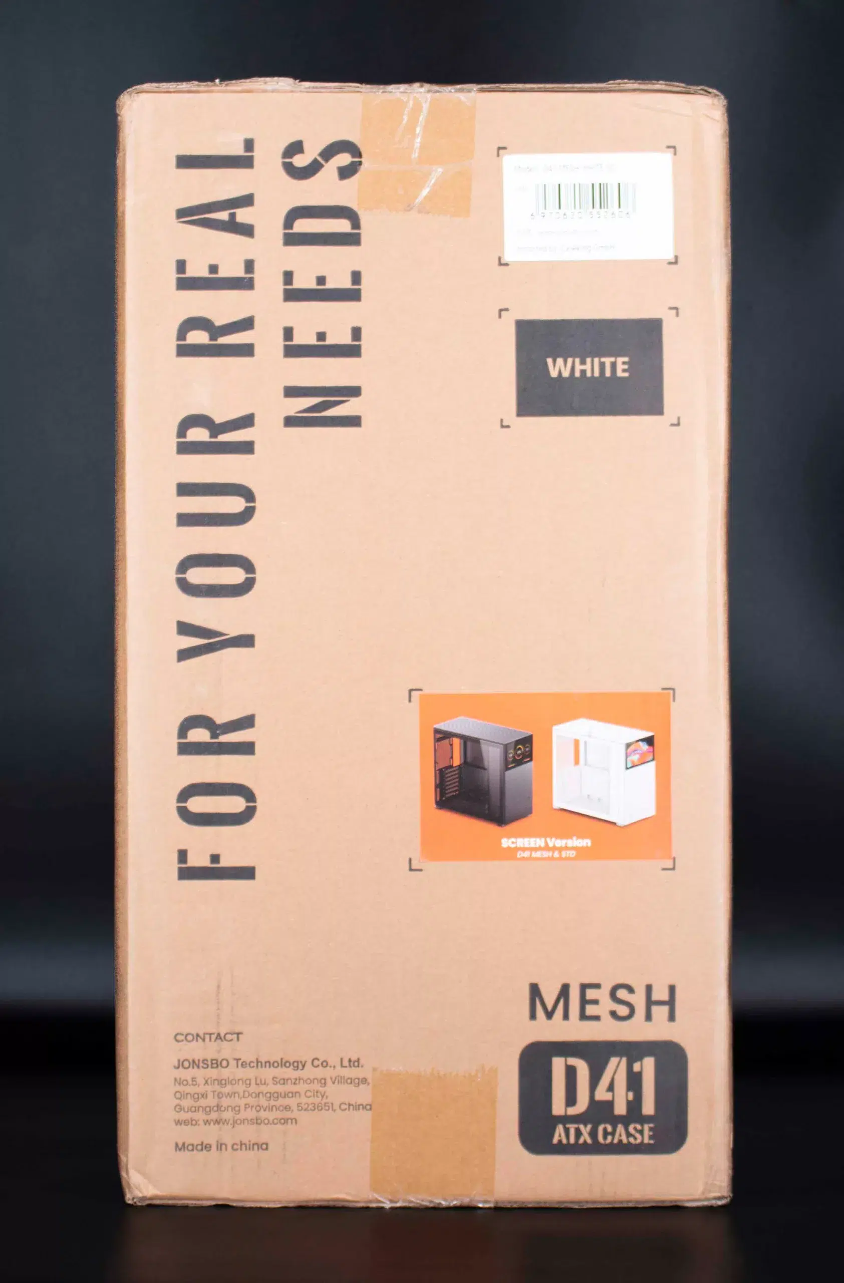 Jonsbo D41 Mesh emballage côté1