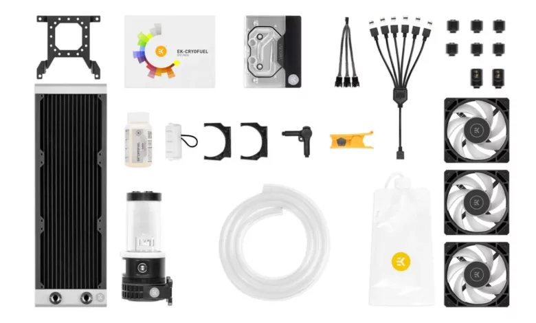 EK lance 2 nouveaux kits de watercooling custom, les EK-Quantum Power² 1 Kit EK Quatum Power² couv