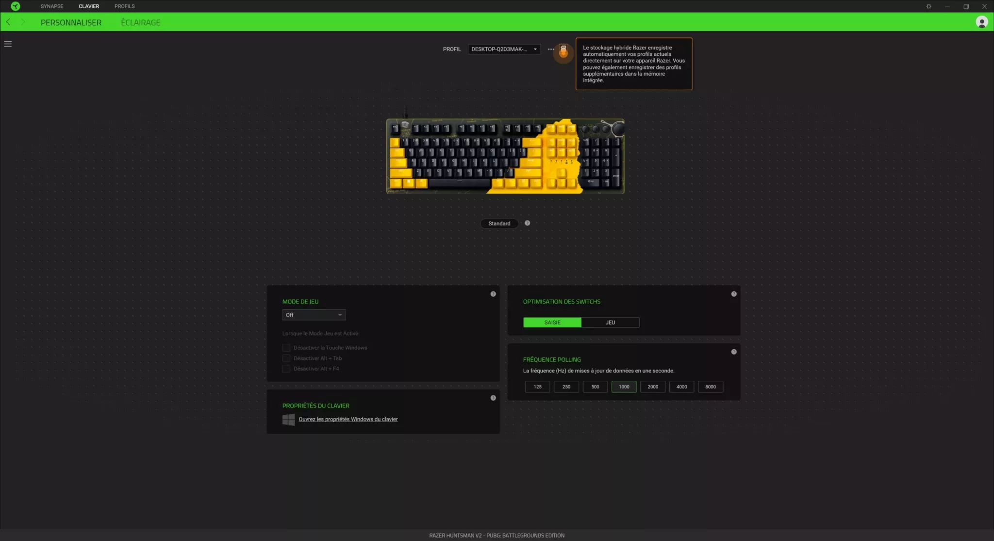 RAZER Huntsman Synapse 002